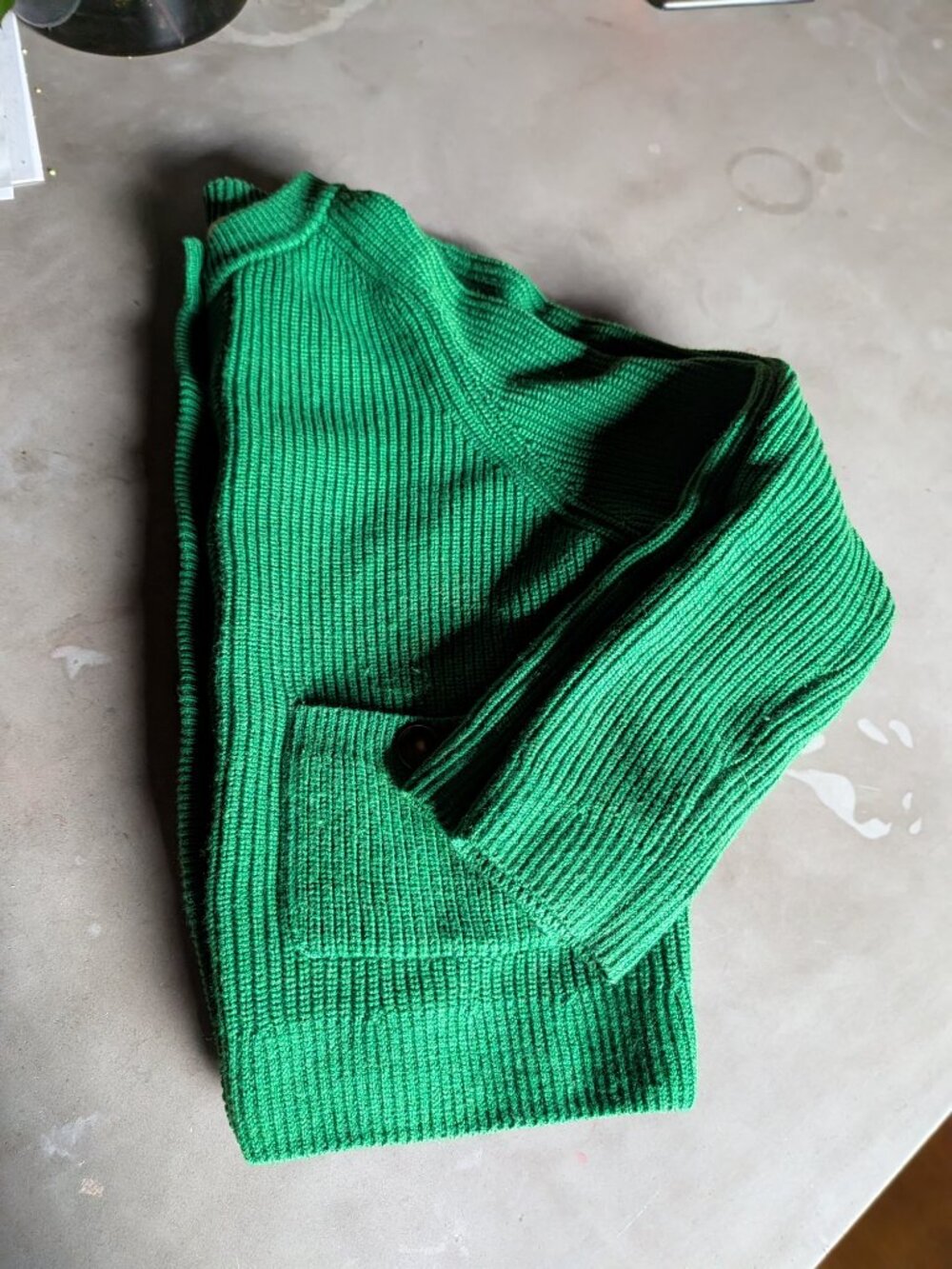 Sézane Madeline Cardigan | Green - Picture 13 of 16